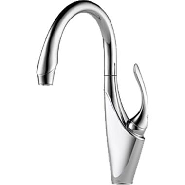 Click here to see Brizo 61055LF-PC BRIZO 61055LF-PC Vuelo 1H Waterfall Kitchen Faucet Chrome