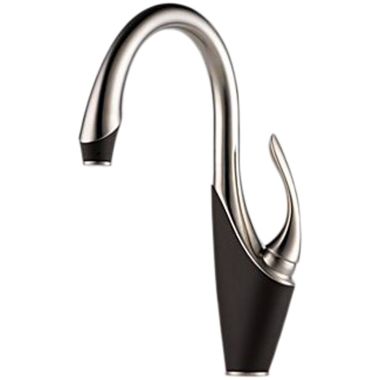 Click here to see Brizo 61055LF-SSCO BRIZO 61055LF-SSCO Vuelo 1H Waterfall Kitchen Faucet Cocoa Bronze/Stain Steel
