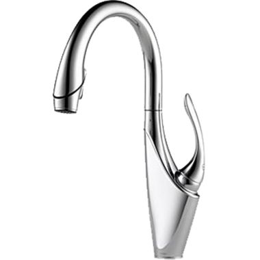 Click here to see Brizo 63055LF-PC BRIZO 63055LF-PC Vuelo Single-Handle Pulldown Kitchen Faucet, Chrome
