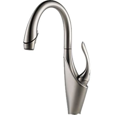 Click here to see Brizo 63055LF-SS BRIZO 63055LF-SS Vuelo 1H Pulldown Kitchen Faucet Stainless Steel