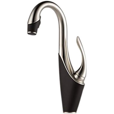 Click here to see Brizo 63955LF-SSCO BRIZO 63955LF-SSCO Vuelo 1H Bar/Prep Faucet Cocoa Bronze/Stainless Steel