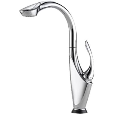 Click here to see Brizo 64255LF-PC Brizo Artesso SmartTouch Single Handle Pull-Down Kitchen Faucet, Chrome - 64255LF-PC