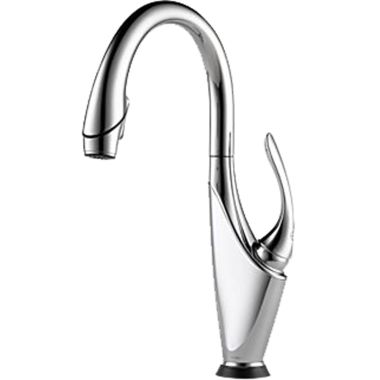 Click here to see Brizo 64355LF-PC Brizo Vuelo Single-Handle Pull-Down Kitchen Faucet w/ SmartTouch, 1.8 GPM, Polished Chrome - 64355LF-PC
