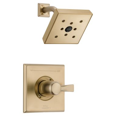Click here to see Delta T14251-CZH2O Delta T14251-CZH2O Dryden Monitor 14 Series H2Okinetic Shower Trim, Champagne Bronze