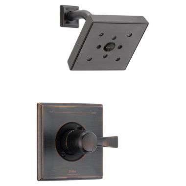 Click here to see Delta T14251-RBH2O Delta T14251-RBH2O Dryden Monitor 14 Series H2Okinetic Shower Trim, Venetian Bronze