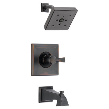 Click here to see Delta T14451-RBH2O Delta T14451-RBH2O Dryden Monitor 14 Series H2Okinetic Tub and Shower Trim, Venetian Bronze