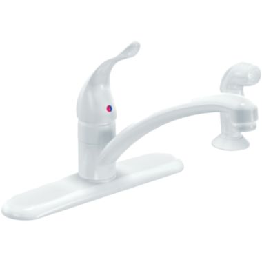 Click here to see Moen 7430W Moen 7430W Single Handle Low Arc Kitchen Faucet