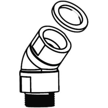 Click here to see Moen 1417NL Moen Roman Tub Hand Shower Elbow, Nickel - (1417NL)