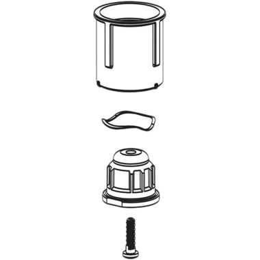 Click here to see Moen 100541 Moen 100541 Part Handle Adapter H & C L4720