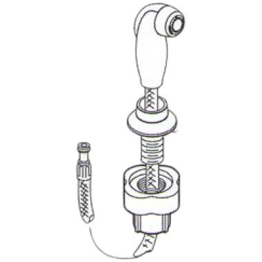 Click here to see Moen 104235 Moen 104235 Hose Guide For Protege Chrome