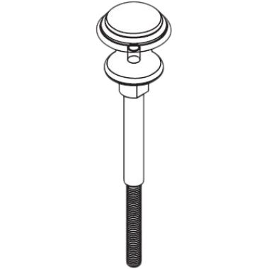 Click here to see Moen 114340 Moen 114340 Part Lift Rod & Knob Kingsley Tub Spout