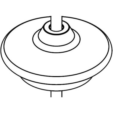 Click here to see Moen 116649 Moen 116649 Part Spout Cap, Two Handle Lavatory