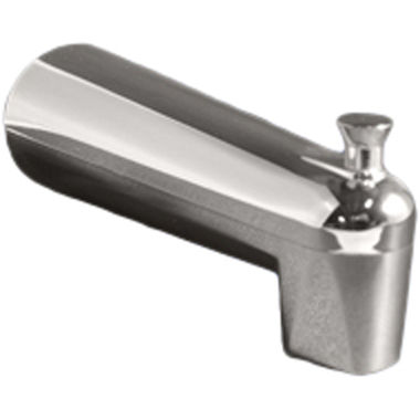 Click here to see Moen 3974 Moen 3974 Wall Mount Tub Spout w/ Pull-Up Diverter, Chrome