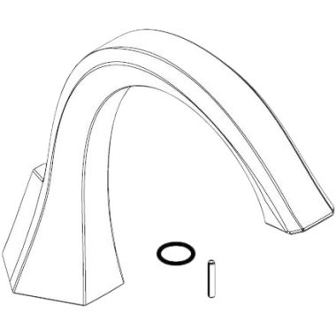 Click here to see Moen 123345 Moen Chrome Roman Tub Spout Kit - 123345