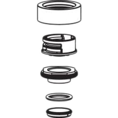 Click here to see Moen 101249W Moen 101249W Handle Collar & Nut Kit White