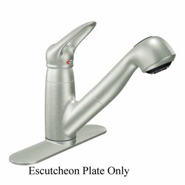 Click here to see Moen 100433SL Moen 100433SL Part Escutcheon Single Handle