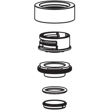 Click here to see Moen 101249SL Moen 101249SL Part Handle Collar & Nut P-Os Single Handle