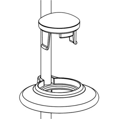 Click here to see Moen 101418BN Moen 101418BN Part Spout Cap & Accent, Two Handle Lavatory