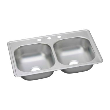 Click here to see Elkay K233193 Elkay K233193 Double Bowl Kingsford Top Mount Sink