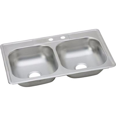 Click here to see Elkay KW1023322MR2 Elkay KW1023322MR2 Kingsford Double Bowl Kitchen Sink