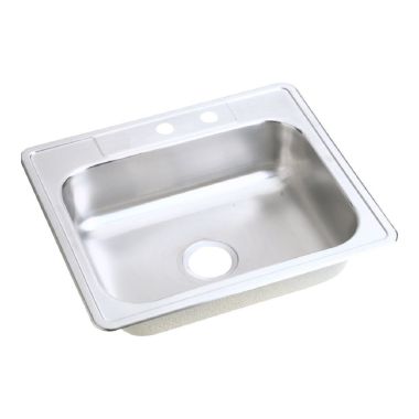 Click here to see Elkay DW1012522MR2 Elkay DW1012522MR2 Dayton Stainless Steel Single Bowl Sink Pack