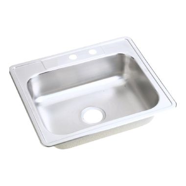 Click here to see Elkay DW5012522MR2 Elkay DW5012522MR2 Dayton Stainless Steel Single Bowl Sink Pack