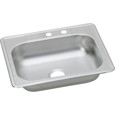 Click here to see Elkay K12522MR2 Elkay K12522MR2 Kingsford Stainless Steel Single Bowl Sink