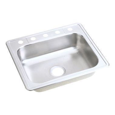 Click here to see Elkay DW50125225 Elkay DW50125225 Dayton Stainless Steel Single Bowl Sink Pack