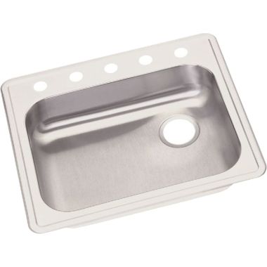 Click here to see Elkay GE12521R5 Elkay GE12521R5 Dayton Stainless Steel Single Bowl Sink