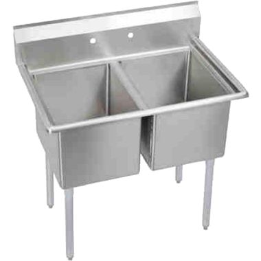 Click here to see Elkay 2C23X23-0X Elkay 2C23X23-0X Dependabilt Double Scullery Sink, No Drainboard, 12
