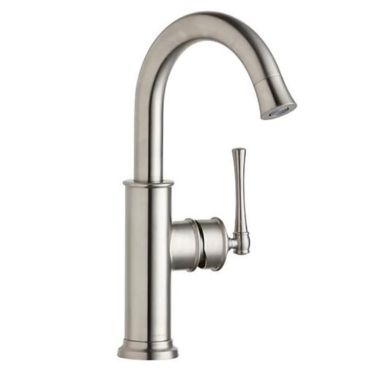 Click here to see Elkay LKEC2012LS Elkay Explore Single-Hole Bar Faucet, Forward Only Lever, Lustrous Steel - LKEC2012LS
