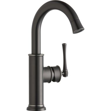 Click here to see Elkay LKEC2012AS Elkay Explore Single-Hole Bar Faucet, Forward Only Lever, Antique Steel - LKEC2012AS