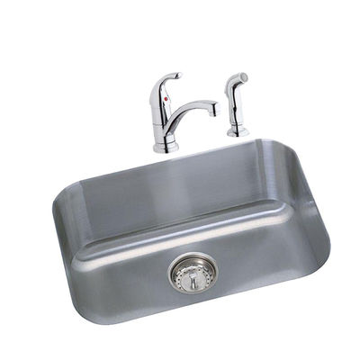 Click here to see Elkay DXUH2115DF Elkay DXUH2115DF Dayton Stainless Steel Single Bowl Sink Package