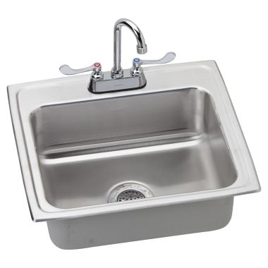 Click here to see Elkay LR2219SC Elkay LR2219SC Gourmet Stainless Steel Single Bowl Sink Package