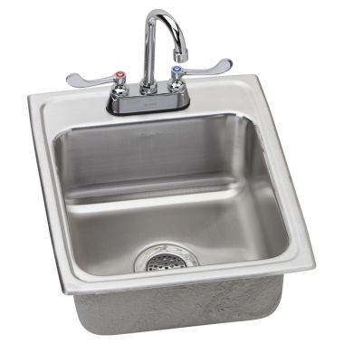 Click here to see Elkay LR1720SC Elkay LR1720SC Gourmet Stainless Steel Single Bowl Sink Package