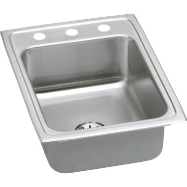 Click here to see Elkay LR1722PD3 Elkay LR1722PD3 Gourmet Stainless Steel Single Bowl Sink Package