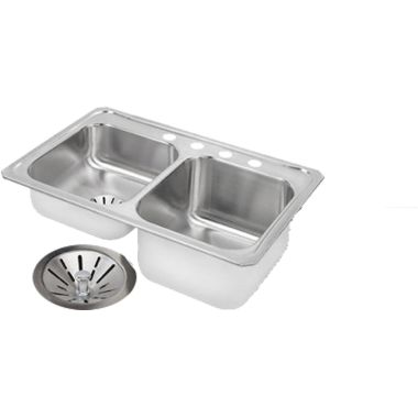 Click here to see Elkay STLR3322RPD4 Elkay Lustertone Classic 33