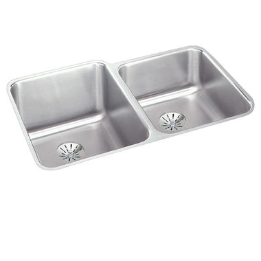 Click here to see Elkay ELUHAD312055RPD Elkay ELUHAD312055RPD Gourmet Perfect Drain Double Bowl Sink