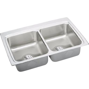 Click here to see Elkay LR3322EK2 Elkay LR3322EK2 Gourmet Double Bowl Kitchen Sink