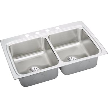 Click here to see Elkay LR3322EK4 Elkay LR3322EK4 Gourmet Double Bowl Kitchen Sink