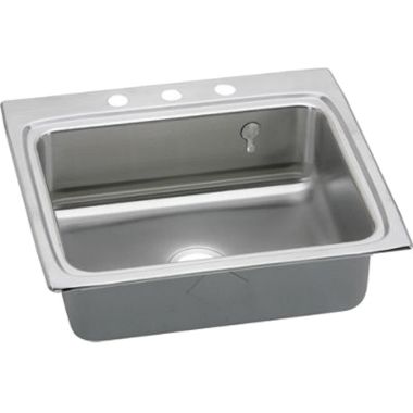 Click here to see Elkay LR2522EK3 Elkay LR2522EK3 Gourmet e-dock Stainless Steel Single Bowl Sink Package