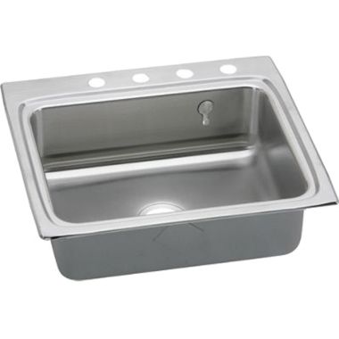 Click here to see Elkay LR2522EK4 Elkay LR2522EK4 Gourmet e-dock Stainless Steel Single Bowl Sink Package