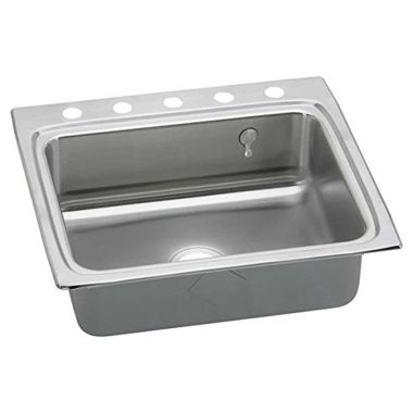 Click here to see Elkay LR2522EK5 Elkay LR2522EK5 Gourmet e-dock Stainless Steel Single Bowl Sink