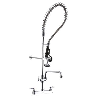 Click here to see Elkay LK843AF08C ELKAY LK843AF08C DUAL LVR FAUCET-PRE RINSE