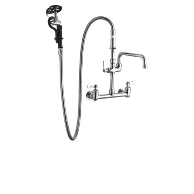 Click here to see Elkay LK960AF08C ELKAY LK960AF08C DUAL LVR FAUCET-PRE RINSE