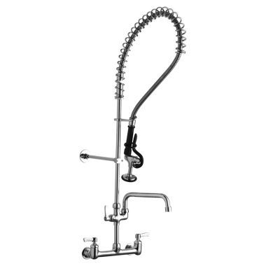 Click here to see Elkay LK943AF08LC ELKAY LK943AF08LC DUAL LVR FAUCET-PRE RINSE-LF