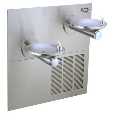 Click here to see Elkay LRPBGRNMV28RAK ELKAY LRPBGRNMV28RAK SwirlFlo GreenSpec Filtered 2-Level Fountain