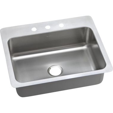 Click here to see Elkay DPMSR127223 Elkay DPMSR127223 Dayton Stainless Steel Single Bowl Sink