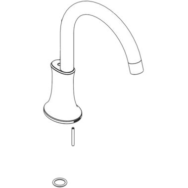Click here to see Moen 128886BN Moen Brushed Nickel Roman Tub Spout with Diverter - 128886BN