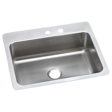 Click here to see Elkay LSR2722MR2 Elkay Lustertone Classic Stainless Steel 27